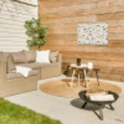 Terrazzo -  Patroon - Neutraal - Zacht - Multi Tuinposter op houten frame 2 cm dik klein 845 -sfeer2