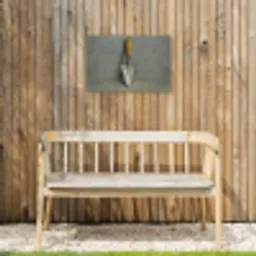Troffel - Verf - Gereedschap Tuinposter op houten frame 2 cm dik klein -sfeer4
