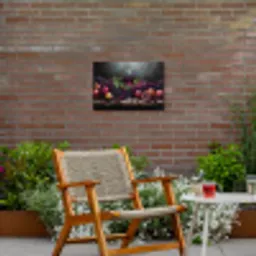 Wijn - Fruit - Stilleven Tuinposter op houten frame 2 cm dik klein -sfeer3