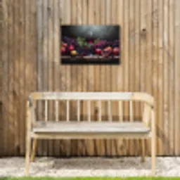 Wijn - Fruit - Stilleven Tuinposter op houten frame 2 cm dik klein -sfeer4
