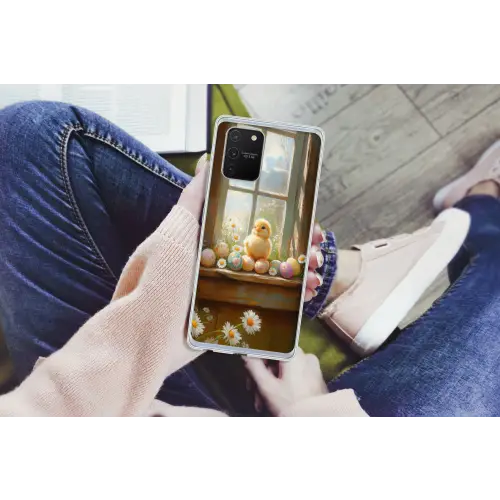 Kuiken - Raam - Paaseieren Telefoonhoesje Samsung Galaxy S10 Lite klein -handS10Lite