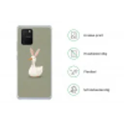 Eend - Konijnoren - Grijs Telefoonhoesje Samsung Galaxy S10 Lite klein -specsS10Lite