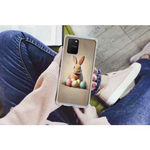 Paashaas - Pastel - Eieren Telefoonhoesje Samsung Galaxy S10 Lite klein -handS10Lite
