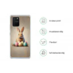 Paashaas - Pastel - Eieren Telefoonhoesje Samsung Galaxy S10 Lite klein -specsS10Lite