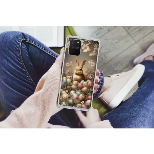 Paashaas - Lente - Paaseieren Telefoonhoesje Samsung Galaxy S10 Lite klein -handS10Lite