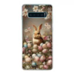 Paashaas - Lente - Paaseieren Telefoonhoesje Samsung Galaxy S10 Lite klein -3d