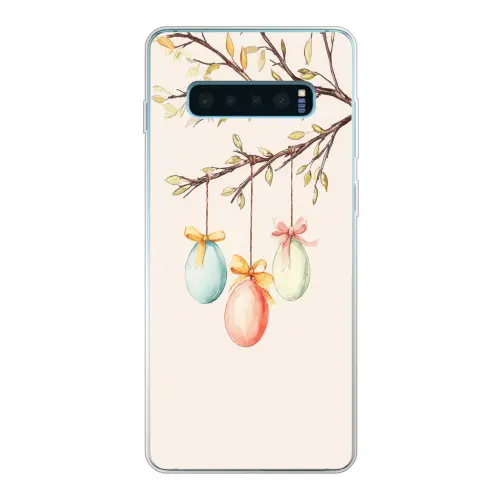Paastak - Strikje - Eieren Telefoonhoesje Samsung Galaxy S10 Lite klein -3d