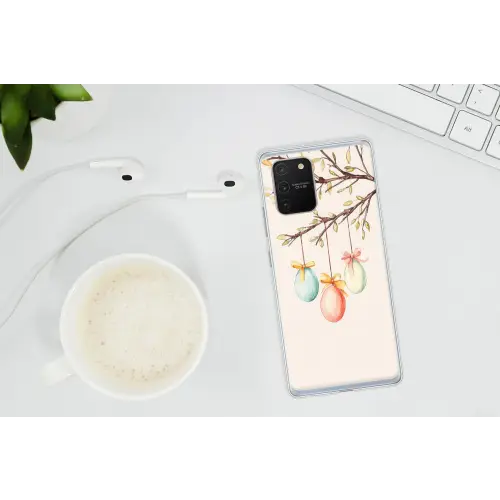 Paastak - Strikje - Eieren Telefoonhoesje Samsung Galaxy S10 Lite klein -oordopS10Lite