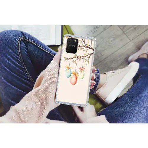 Paastak - Strikje - Eieren Telefoonhoesje Samsung Galaxy S10 Lite klein -handS10Lite