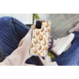 Paaseieren - Bruin - Bloemen Telefoonhoesje Samsung Galaxy S10 Lite klein -handS10Lite
