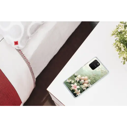 Paaseieren - Pasteltinten - Bloemen Telefoonhoesje Samsung Galaxy S10 Lite klein -kamerS10Lite