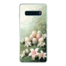 Paaseieren - Pasteltinten - Bloemen Telefoonhoesje Samsung Galaxy S10 Lite klein -3d