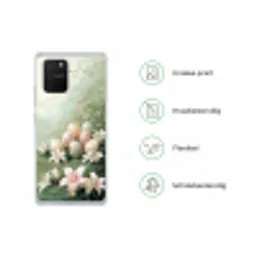 Paaseieren - Pasteltinten - Bloemen Telefoonhoesje Samsung Galaxy S10 Lite klein -specsS10Lite