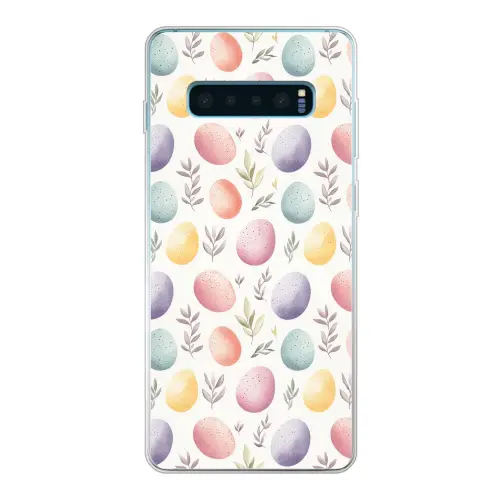 Eieren - Kleurrijk - Patroon Telefoonhoesje Samsung Galaxy S10 Lite klein -3d