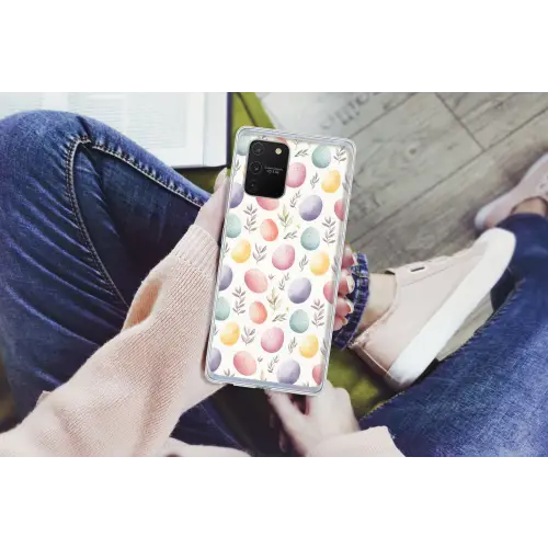 Eieren - Kleurrijk - Patroon Telefoonhoesje Samsung Galaxy S10 Lite klein -handS10Lite