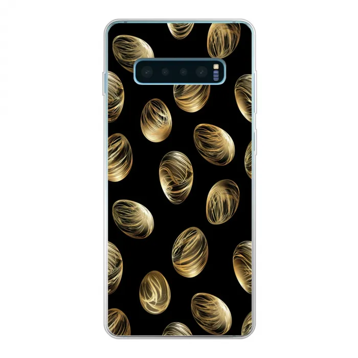 Eieren - Goud - Patroon Telefoonhoesje Samsung Galaxy S10 Lite klein -3d