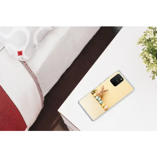 Eieren - Konijn - Pasteltinten Telefoonhoesje Samsung Galaxy S10 Lite klein -kamerS10Lite