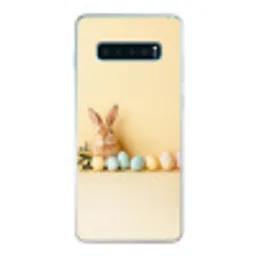 Eieren -  Konijn - Pasteltinten Telefoonhoesje Samsung Galaxy S10 Lite klein -3d