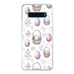 Bloemen - Paaseieren - Patroon Telefoonhoesje Samsung Galaxy S10 Lite klein -3d