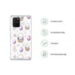 Bloemen - Paaseieren - Patroon Telefoonhoesje Samsung Galaxy S10 Lite klein -specsS10Lite