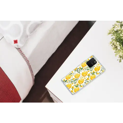 Bloemen - Paaseieren - Geel Telefoonhoesje Samsung Galaxy S10 Lite klein -kamerS10Lite