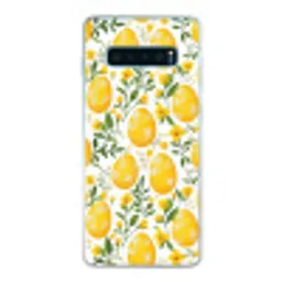 Bloemen - Paaseieren - Geel Telefoonhoesje Samsung Galaxy S10 Lite klein -3d