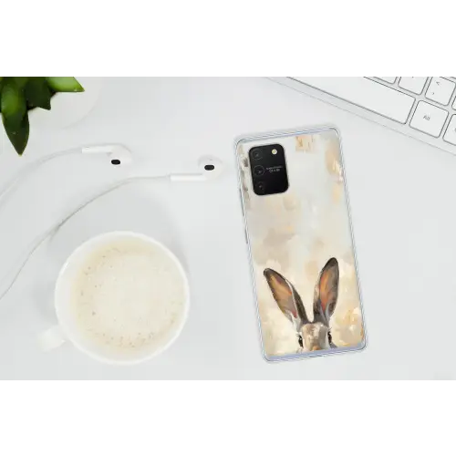 Haas - Oren - Bruin Telefoonhoesje Samsung Galaxy S10 Lite klein -oordopS10Lite