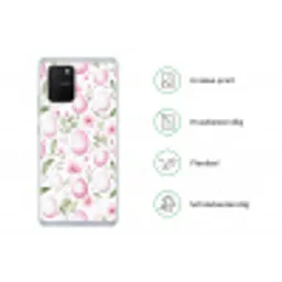 Patroon - Eieren - Roze - Pasen Telefoonhoesje Samsung Galaxy S10 Lite klein -specsS10Lite