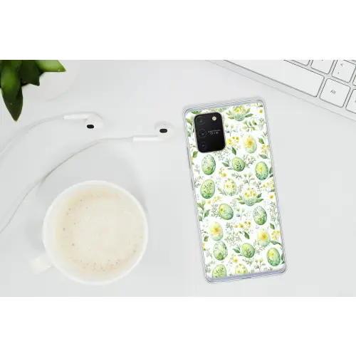Patroon - Groen - Eieren Telefoonhoesje Samsung Galaxy S10 Lite klein -oordopS10Lite