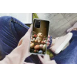Konijn - Paaseieren - Stilleven Telefoonhoesje Samsung Galaxy S10 Lite klein -handS10Lite