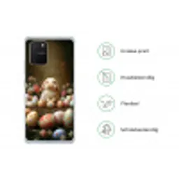 Konijn - Paaseieren - Stilleven Telefoonhoesje Samsung Galaxy S10 Lite klein -specsS10Lite