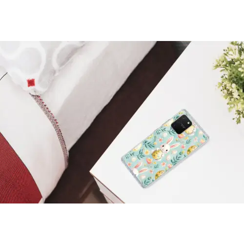 Konijn - Eieren - Takjes Telefoonhoesje Samsung Galaxy S10 Lite klein -kamerS10Lite