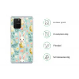 Konijn - Eieren - Takjes Telefoonhoesje Samsung Galaxy S10 Lite klein -specsS10Lite