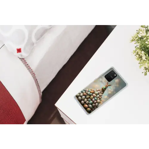 Konijn - Eieren - Kleurrijk Telefoonhoesje Samsung Galaxy S10 Lite klein -kamerS10Lite
