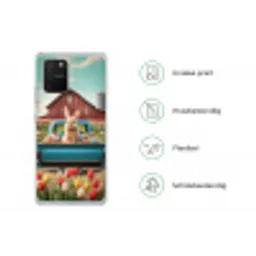 Konijn - Boerderij - Eieren Telefoonhoesje Samsung Galaxy S10 Lite klein -specsS10Lite