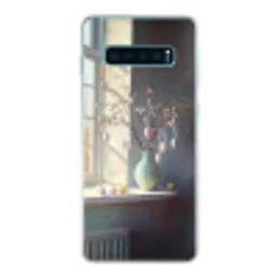 Stilleven - Vaas - Paastak Telefoonhoesje Samsung Galaxy S10 Lite klein -3d
