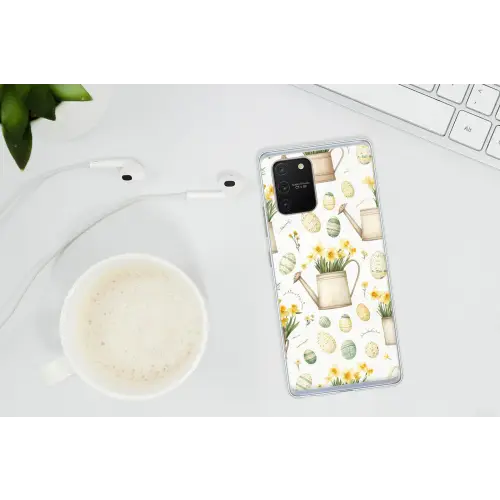 Gieter - Bloemen - Eieren Telefoonhoesje Samsung Galaxy S10 Lite klein -oordopS10Lite