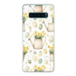Gieter - Bloemen - Eieren Telefoonhoesje Samsung Galaxy S10 Lite klein -3d