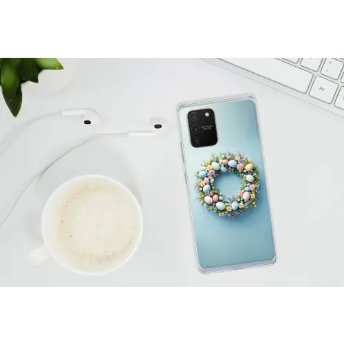 Krans - Eieren - Bloemen Telefoonhoesje Samsung Galaxy S10 Lite klein -oordopS10Lite