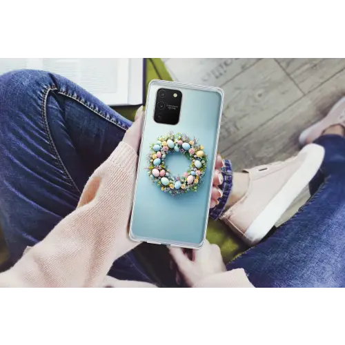 Krans - Eieren - Bloemen Telefoonhoesje Samsung Galaxy S10 Lite klein -handS10Lite