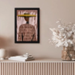 Abstract - Figuur - Illustratie - Hoed fotolijst zwart zonder passe partout klein -sfeer5