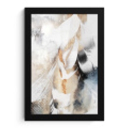 Abstract - Gold - Design - Luxe fotolijst zwart zonder passe partout klein -3d