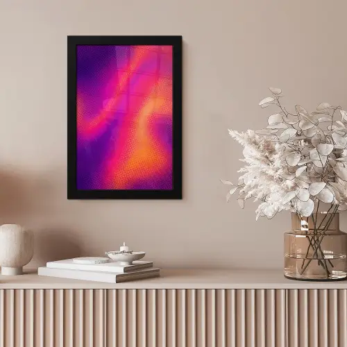 Abstract - Patroon - Kleurverloop fotolijst zwart zonder passe partout klein -sfeer5