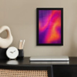 Abstract - Patroon - Kleurverloop fotolijst zwart zonder passe partout klein -sfeer1
