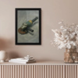 Haakse slijper - Schilderij - Gereedschap fotolijst zwart zonder passe partout klein -sfeer5