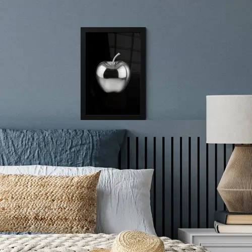 Appel - Metallic - Symmetrisch fotolijst zwart zonder passe partout klein -sfeer3