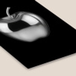 Appel - Metallic - Symmetrisch fotolijst zwart zonder passe partout klein -zsfeer6