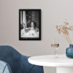 Bad - Bubbels - Zwart - Wit fotolijst zwart zonder passe partout klein -sfeer4