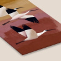 Vogels - Snavel - Abstract fotolijst zwart zonder passe partout klein -zsfeer6