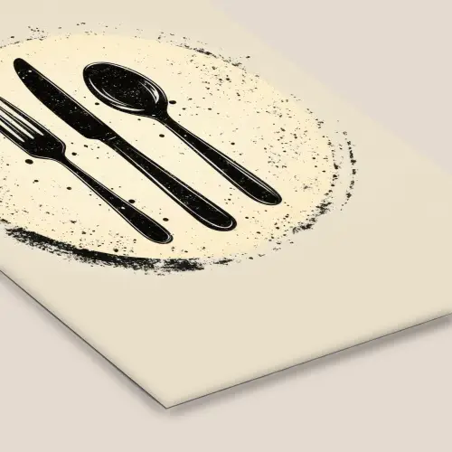 Zwart - Bestek - Rondje fotolijst zwart zonder passe partout klein -zsfeer6